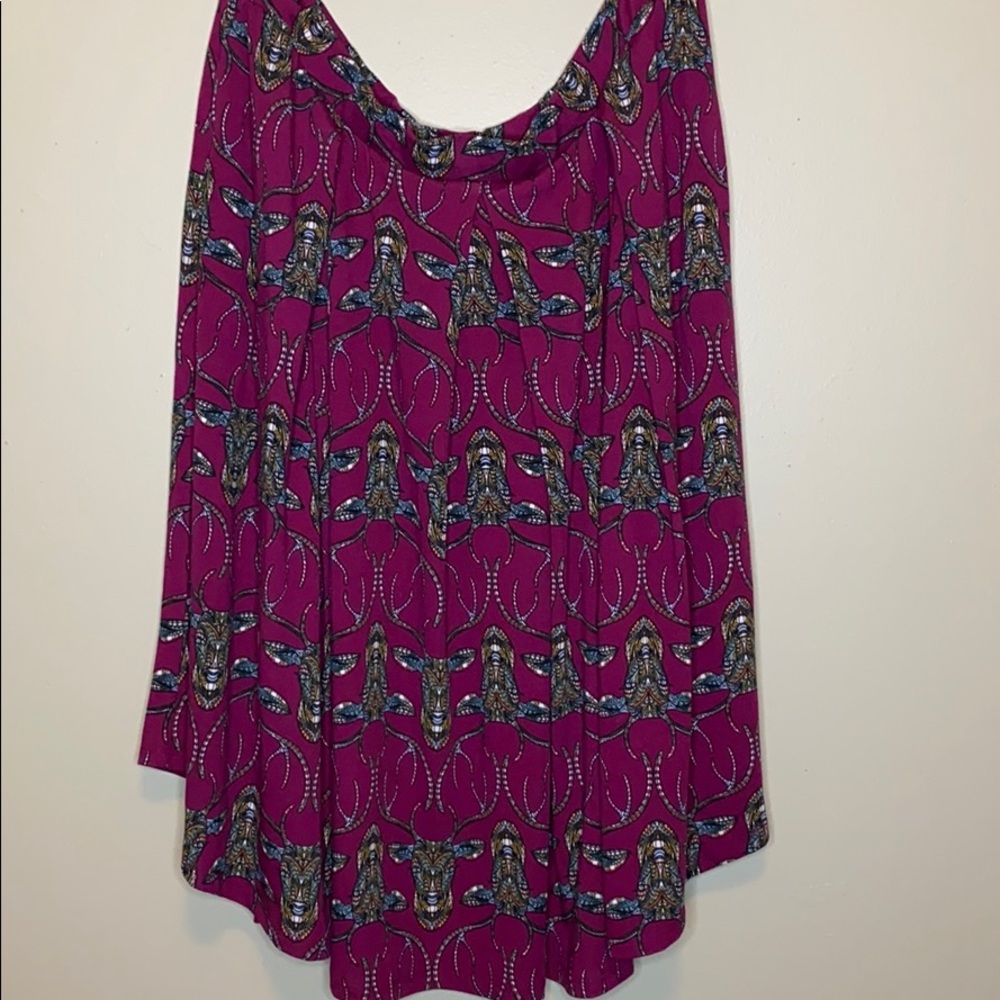 LuLaRoe Madison skirt- Mosaic Deer